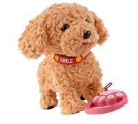 Pocoiau Soft Cuddly Electric Toy Dog for Kids That Walks Barks And Learns to Talk Encouraging Emotional Bonding And Safe Play Soft Plush