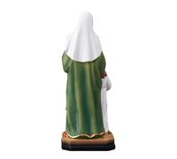 Pocoiau Statua di Anna con Maria, dipinta a mano, stile religioso, moderno, decorazione per la casa, statuetta regalo religioso, 21,6 cm, donna