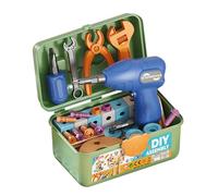 Pocoiau Strumento Costruzione Fantasioso per Un Set da Gioco Ingegneria Sicuro Che Migliora Le capacità Motorie Complesse dai 3 Anni in Set in Plastica Sottile