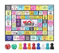 Pocoiau Tappetini da tavolo in gomma multifunzione per feste di addio al celibato e intrattenimento con design portatile per adulti Quick Setups tappetini in gomma