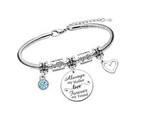 Pocoiau Ti - Bracciale rigido con perline in acciaio, design semplice, per occasioni formali e casual, alla moda, versatile, da indossare tutti i giorni, Misura unica, come descritto