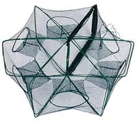 Pocoiau Trappole da Pesca Rete 6/8 Fori Cerniere Apertura Rapida Esche Gamberetti Pesce Gamberetti Gabbia per Pesci Reti Trappola da Pesca