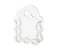 Pocoiau Vasi Fiori in Acrilico Trasparente con Forme Onde Contenitore per Piante Idroponiche Multiuso Decorazioni La Casa Appassionati Piante Vasi Composizioni Floreali Creative