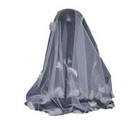 Pocoiau Velo Da Sposa Oversize A Strati Con Piume Celebrazioni Nozze Tulle Matrimonio Festa Nuziale Fotografia Decorazioni Piume Bianche Lunghe Veli Pizzo Da Cattedrale Per La Sposa Pizzo