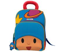 CYPBRANDS Pocoyó, Zaino, Prescolare, Materiale scolastico, Borsa, Multicolore, Prodotto Ufficiale