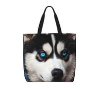 POCUK Blue Eyed Husky Tote Bags - Borsa multiuso monospalla