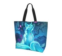POCUK Blue Fox - Borsa a tracolla grande capacità