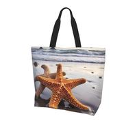 POCUK Starfish On The Beach - Borsa a tracolla grande capacità