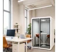 Pod da ufficio a prova di suono, cabina portatile per la privacy per telefonate private e spazio di lavoro per una sola persona con isolamento acustico