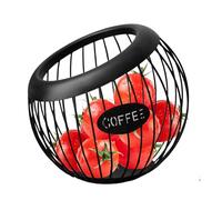 Pod Organizer - Iron, 7.87 x 7.28 in Storage Organizer Durevole Open Basket | Multi-Purpose Coffee Pod Holder Easy-Clean Design, CoffePod Basket For Kitchen Counters, Coffee Stations, Tea Bag Storage