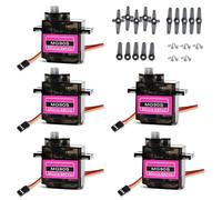 Podazz 90S 9G Micro Servo Metal Gear Kit servomotore per RC Auto Robot Elicottero 5 pezzi