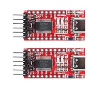 Podazz FTDI - Modulo adattatore convertitore da mini USB a TTL, 3,3 V, 5,5 V, breakout USB a seriale mini USB a TTL, scheda adattatore per Arduino
