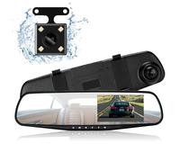Podazz Telecamera per Auto da Full HD 1080P Grandangolare Posteriore impermeabile Telecamera con Sistema di Monitoraggio Inverso