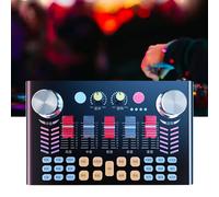 Podcast-Equipment-Bundle V18 mit Soundkarte und E300 Mikrofon-Stativ-Set