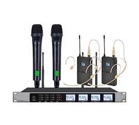 Podcast Kit, microfonico wireless Microfono con cuffia Microfono a condensatore Adatto for microfono da palco della chiesa(Hand-held headset)