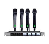 Podcast Kit, microfonico wireless Microfono con cuffia Microfono a condensatore Adatto for microfono da palco della chiesa(Handheld microphone)