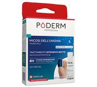 PODERM - MICOSI UNGHIE PIEDE TRATTAMENTO INTENSIVO NOTTE 2 in 1 - Elimina la micosi e rinnova l'unghia durante il sonno | VEGAN | Trattamento professionale piedi/mani | Facile e rapido | SWISS MADE