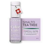 PODERM - MICOSI DELLE UNGHIE | Smalto colorato TEA TREE | Prevenzione e trattamento delle unghie gialle/danneggiate dalla MICOSI | TRATTAMENTO E COLORE | Mani/Piedi | Swiss Made