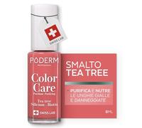 PODERM - MICOSI DELLE UNGHIE | Smalto colorato TEA TREE | Prevenzione e trattamento delle unghie gialle/danneggiate dalla MICOSI | TRATTAMENTO E COLORE | Mani/Piedi | Swiss Made