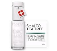 PODERM Smalto Cura per Unghie con Tea Tree Rosa Cipria Swiss Lab 8ML Arricchito