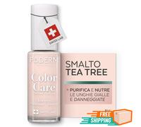 PODERM Smalto Cura per Unghie con Tea Tree Rosa Cipria Swiss Lab 8ML Arricchito