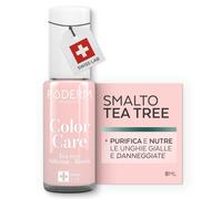 PODERM Smalto Cura per Unghie con Tea Tree - Rosa | Swiss Lab - 8ML | Arricchito