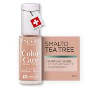 PODERM Smalto Micosi Unghie - Swiss Made | Colore Beige - 8ML | Antifungino con Tea Tree, Silicio & Biotina | Rinforza, Ripara e Camuffa le Unghie Gialle e Danneggiate | Creato da una Podologa
