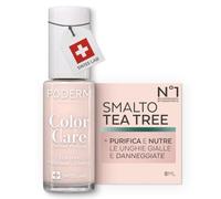 PODERM Smalto per Unghie Curativo al Tea Tree - Rosa Cipria 8 ML, Swiss Lab | Purifica, Chiarisce e Nutre Unghie Gialle e Danneggiate | Arricchito con Tea Tree, Silicio e Biotina | Creato da un Podologo