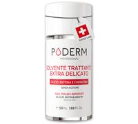 PODERM Solvente Extra Delicato Senza Acetone per Unghie Sensibili - 50 ML | Rimu