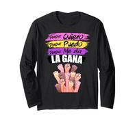 Poderosa Latina Empowerment Floral Hispanic Heritage Month Maglia a Manica