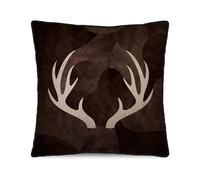 PODEVACHE CUSCINO IN VELLUTO CORNA DI CERVO 45X45 CM