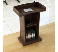 Podio con cassettoPerfetto Leggio per eventi aziendali Matrimoni e RistorantiPublic Speaking Stand Reception Display (finitura naturale senza cassetto)