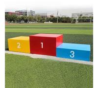 Podio della Vittoria for gli Eventi Sportivi Piattaforma del Vincitore | Piattaforma dei vincitori for competizioni scolastiche e cerimonie su pista(210cm/82.7in)