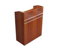 Podio E Leggio, Podio In Legno, Piccolo Banco Reception, Pulpito Con Base In Legno Resistente, For Chiesa, Aula, Presentazione, Discorsi Di Matrimonio(Red,L)