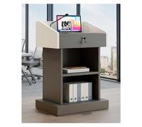 Podio in legno con DerPremium Leggio per insegnanti Versatile per Eventi aule & PresentatsIdeal Public Speaking Solut