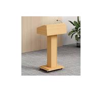 Podio in legno per conferenze e presentazioniChiesa Leggio portatile e robusto design ideale per discorsi in pubblico ed eventi facile da spostare con ruote
