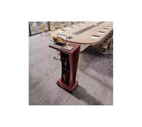 Podio in legno per conferenze e presentazioniScuola podio portatile chiesa Pulpito robusto legno rosso leggio ideale per discorsi in pubblico ed eventi.
