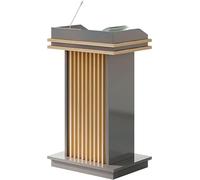 Podio in legno per conferenze Leggio con Lar Reading e Sto Shelf Presentat Stand per conferenze Public Speaking Podio Conferenza