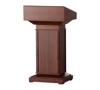 Podio, Leggio In Legno For Presentazioni Su Podio, Aule Scolastiche, Pulpito Con Base Robusta, Lezioni, Aule, Conferenze, Discorsi Di Matrimonio(Red)
