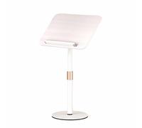 Podio Leggio Portatile, Supporto per Podio Regolabile in Altezza, Il Supporto Musicale di Sollevamento del Pavimento, Libreria da Scrivania con Regolazione Dell'angolazion(Size:2 sections,Color:white)