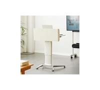 Podio mobile per leggio con ripiano portaoggetti - Pulpito da pavimento mobile per chiese e ricevimenti, design in legno multifunzione