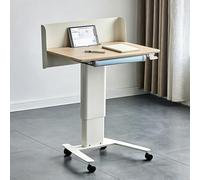 Podio Mobile Scrivania da Ufficio Verticale con rotelle Cassetti con Serratura Regolabile in Altezza Ideale for chiese, aule, ristoranti, Reception e uffici