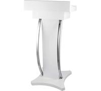 Podio moderno in legno per conferenze, chiesa, leggio con cassetto, pavimento, podio, reception, supporto per presentazioni, design durevole ed elegante