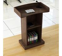 Podio per Leggio per Eventi Compa Campus O Ristoranti - Supporto per Host di Ricevimento Premium per Matrimoni - Cliente Ideale, Natural, Without Drawer