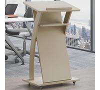 Podio portatile con ruote, leggero e resistente, per chiesa o aula, supporto per una facile mobilità e presentazione versatile