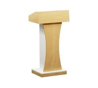 Podio portatile in legno con ruote, design sottile per lezioni in aula e chiesa, facile installazione, ideale per eventi e conversazioni in pubblico