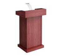 Podio portatile in legno - Elegante design verticale per chiesa, 60 x 50 x 110 cm, capacità 25 kg, ideale per eventi, presentazioni e conversazioni in pubblico