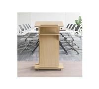 Podio portatile in legno per chiese conferenze Pulpito Speaker Stand per riunioni ed eventi Ideale per sermoni e presentazioni Design durevole ed elegante
