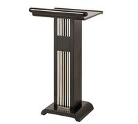 Podio portatile in metallo con base curva per conferenze, aule e presentazioni, altezza 1135 mm, design antiscivolo, facile da montare