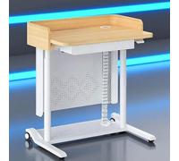 Podio professionale regolabile in altezza con scrivania in legno, supporto mobile per insegnanti, chiesa, sala conferenze, cerimonie di nozze